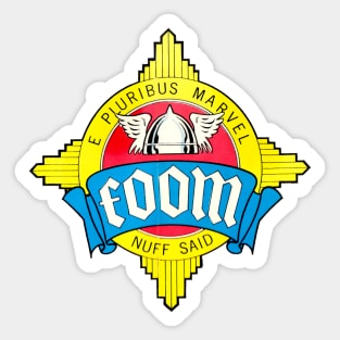 FOOM Crest Sticker